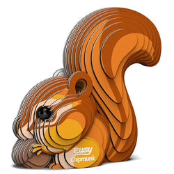 Chipmunk 3D Cardboard Model Kit Eugy (ONLINE ORDER ONLY)