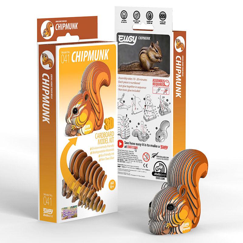 Chipmunk 3D Cardboard Model Kit Eugy (ONLINE ORDER ONLY)