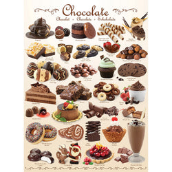Chocolate 1000 Piece Jigsaw Puzzle Eurographics (ONLINE ORDER ONLY)