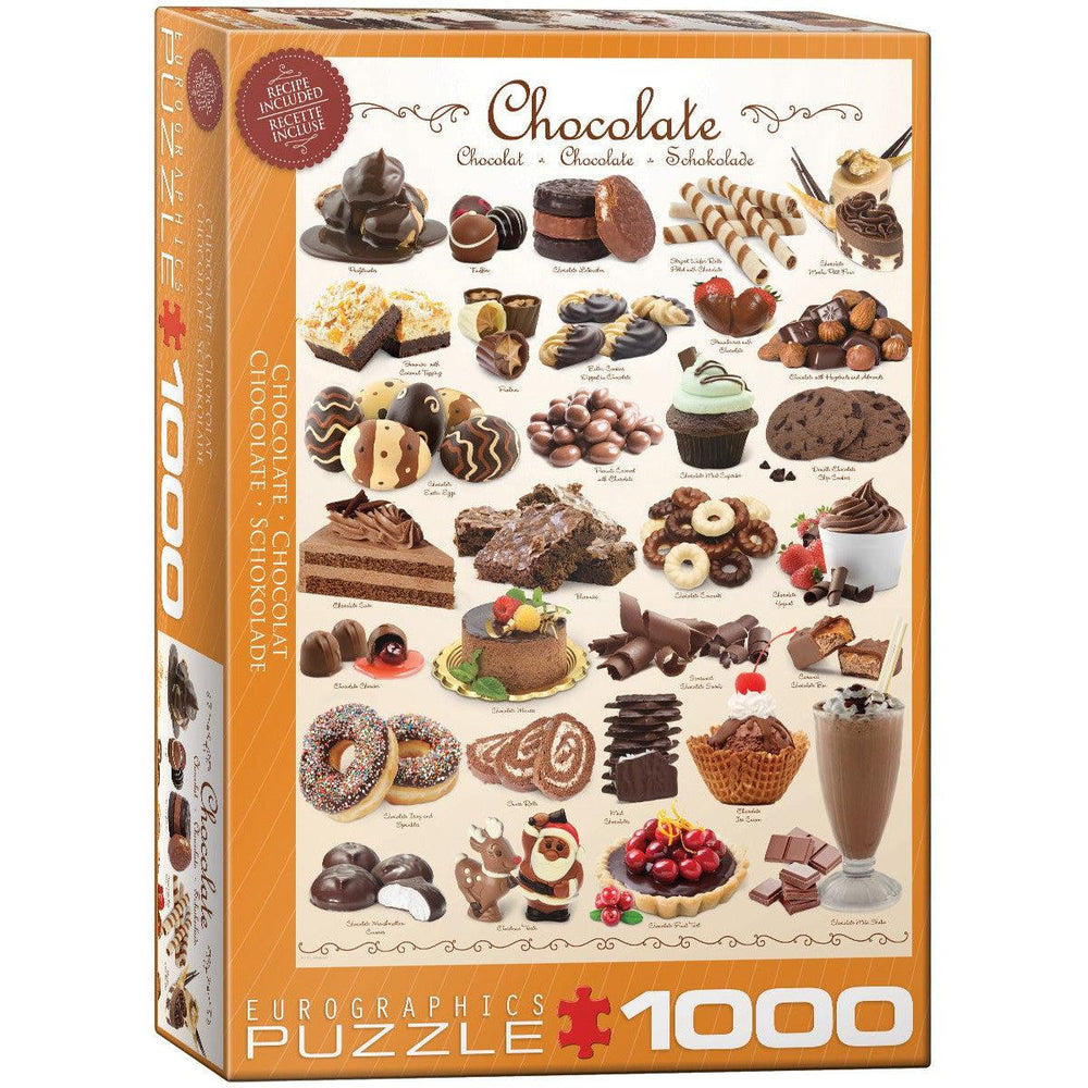 Chocolate 1000 Piece Jigsaw Puzzle Eurographics (ONLINE ORDER ONLY)
