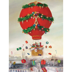 Christmas Balloon Ride 500 Piece Jigsaw Puzzle NYPC
