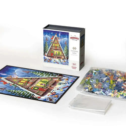 Christmas Cabin 210 Piece Jigsaw Puzzle Boardwalk (ONLINE ORDER ONLY)