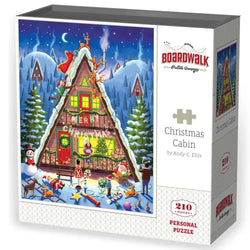 Christmas Cabin 210 Piece Jigsaw Puzzle Boardwalk (ONLINE ORDER ONLY)