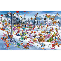 Christmas Skiing 1000 Piece Jigsaw Puzzle Piatnik (ONLINE ORDER ONLY)