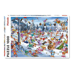 Christmas Skiing 1000 Piece Jigsaw Puzzle Piatnik (ONLINE ORDER ONLY)