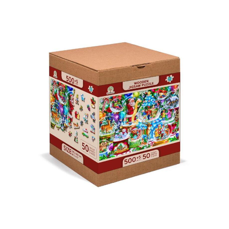 Christmas Snowballs 505 Piece Wood Jigsaw Puzzle Wooden City (ONLINE ORDER ONLY)