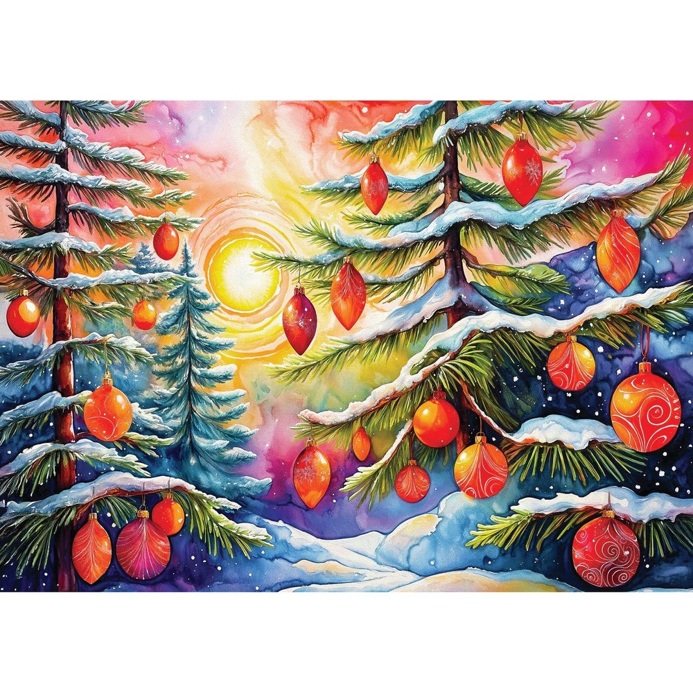 Christmas Sunrise 1000 Piece Jigsaw Puzzle Enjoy (ONLINE ORDER ONLY)