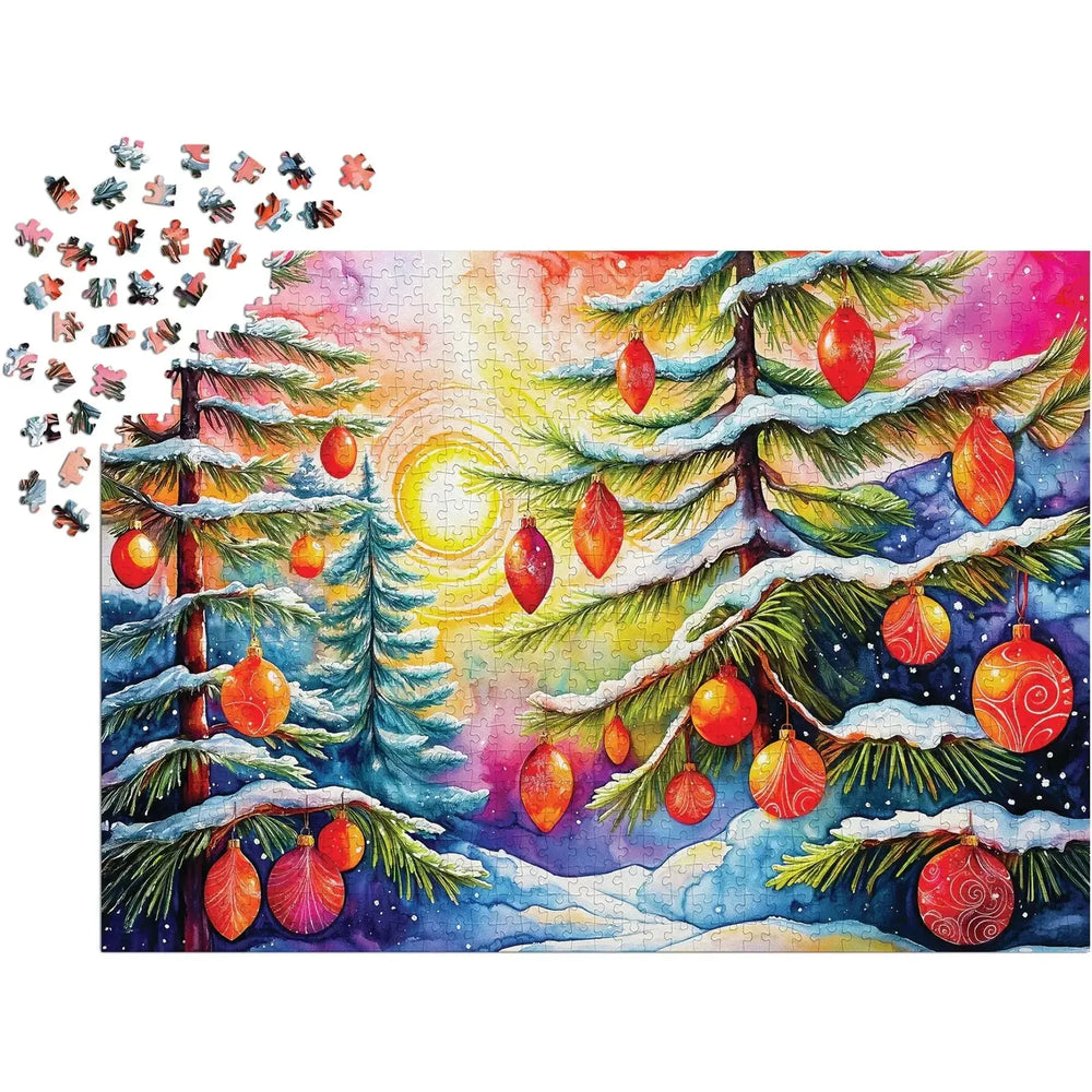 Christmas Sunrise 1000 Piece Jigsaw Puzzle Enjoy (ONLINE ORDER ONLY)