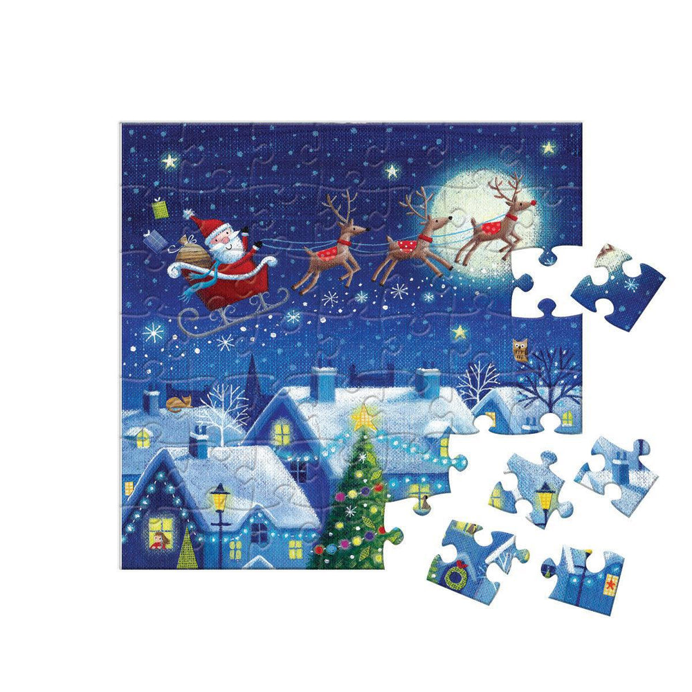 Christmas Town Advent Calendar - 24 Set of 50 Piece Mini Jigsaw Puzzles Eurographics (ONLINE ORDER ONLY)