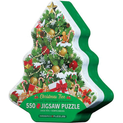 Christmas Tree 550 Piece Jigsaw Puzzle in Tin Eurographics (ONLINE ORDER ONLY)