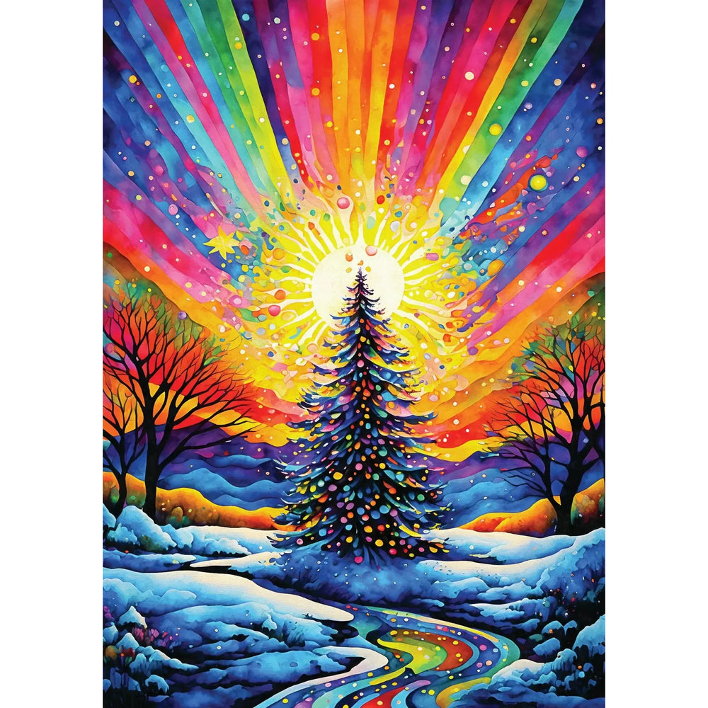 Christmas Tree Celebration 1000 Piece Jigsaw Puzzle Enjoy (ONLINE ORDER ONLY)