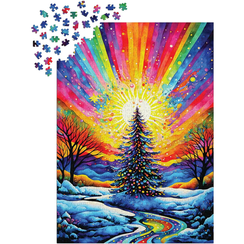 Christmas Tree Celebration 1000 Piece Jigsaw Puzzle Enjoy (ONLINE ORDER ONLY)