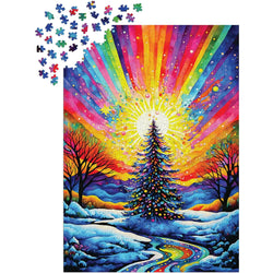 Christmas Tree Celebration 1000 Piece Jigsaw Puzzle Enjoy (ONLINE ORDER ONLY)