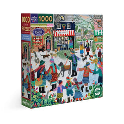 Christmas in the Square 1000 Piece Jigsaw Puzzle eeBoo (ONLINE ORDER ONLY)