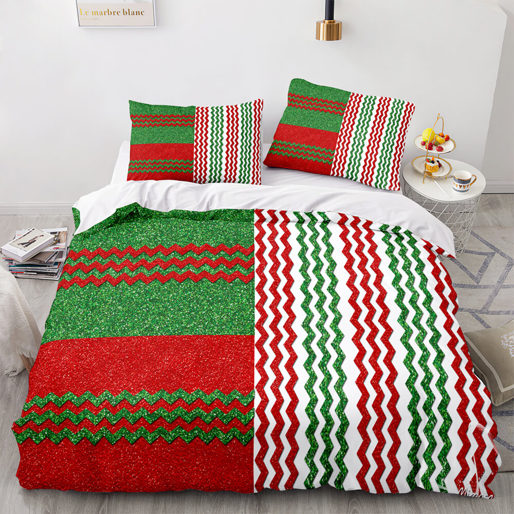 Christmas Bedding Sets Pattern Print Quilt Cover (Online Order Only)