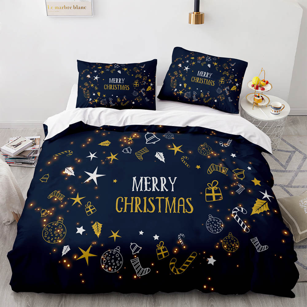 Christmas Bedding Sets Pattern Print Quilt Cover (Online Order Only)