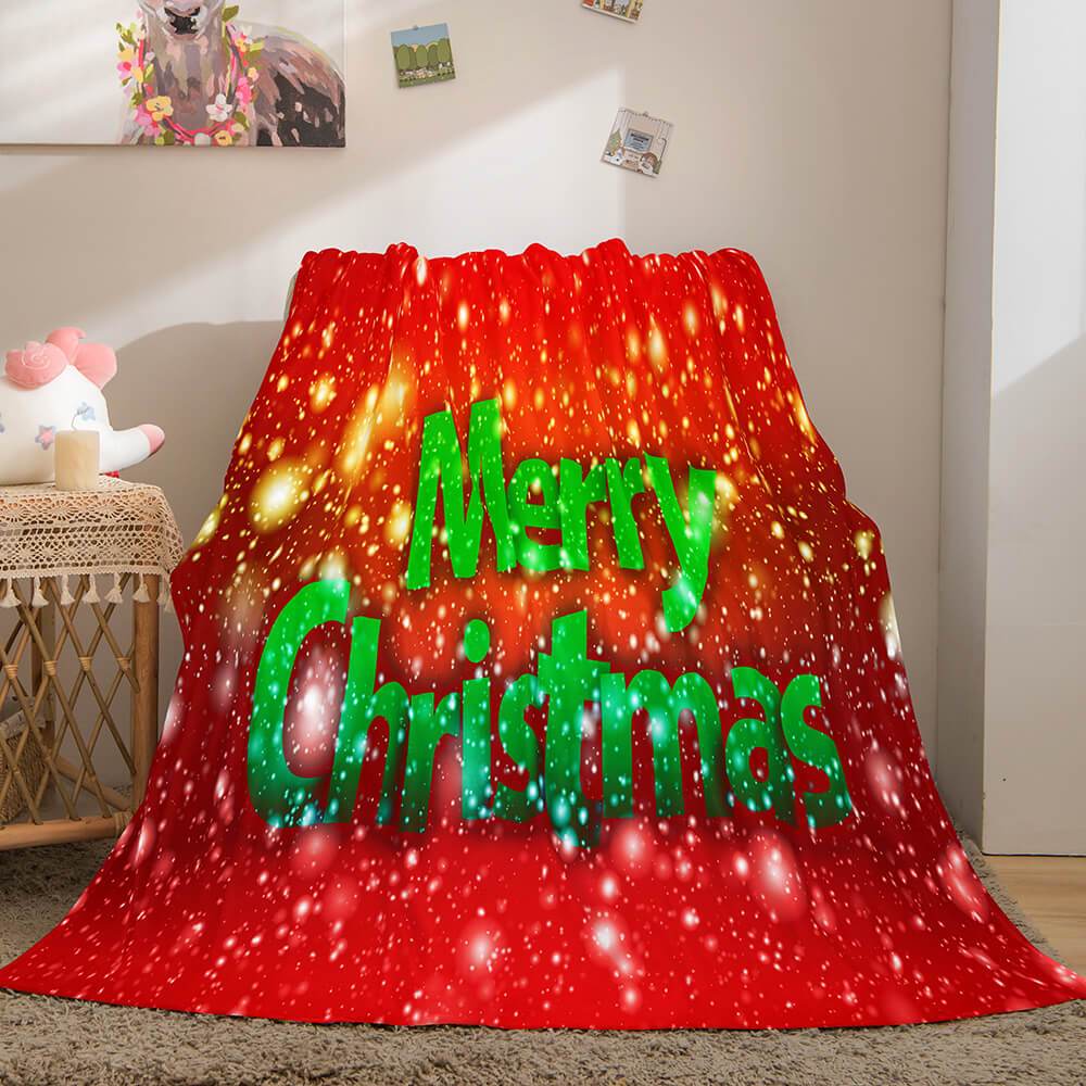 Christmas Flannel Fleece Blanket (Online Order Only)