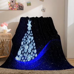 Christmas Decorations Flannel Fleece Throw Cosplay Blanket (Online Order Only)