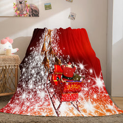 Christmas Decorations Flannel Fleece Throw Cosplay Blanket (Online Order Only)