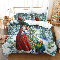 Christmas Tree Bedding Set Quilt Cover Without Filler (Online Order Only)