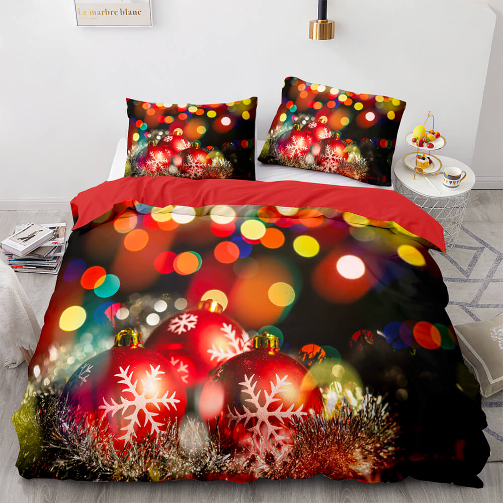 Christmas Santa Claus Bedding Sets Quilt Covers Without Filler (Online Order Only)
