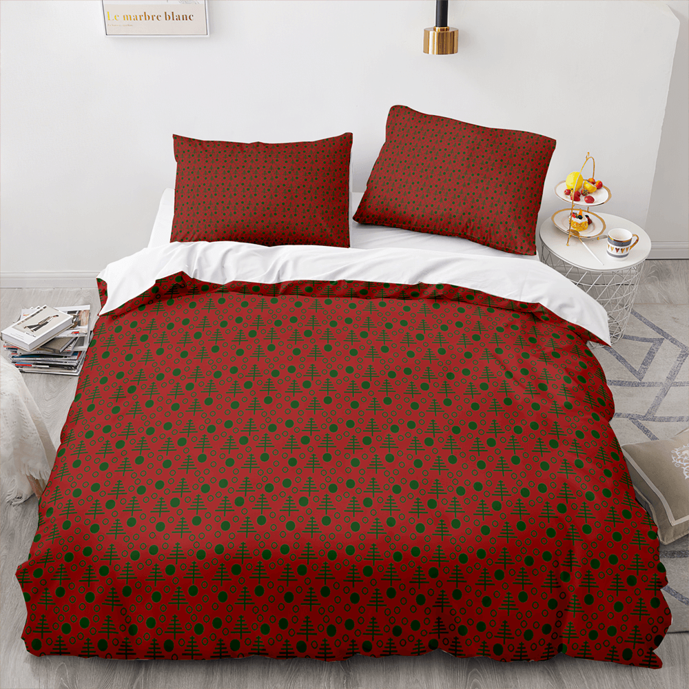 Christmas Santa Claus Bedding Sets Quilt Covers Without Filler (Online Order Only)