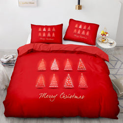 Christmas Santa Claus Bedding Sets Quilt Covers Without Filler (Online Order Only)