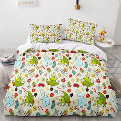 Christmas Santa Claus Bedding Sets Quilt Covers Without Filler (Online Order Only)