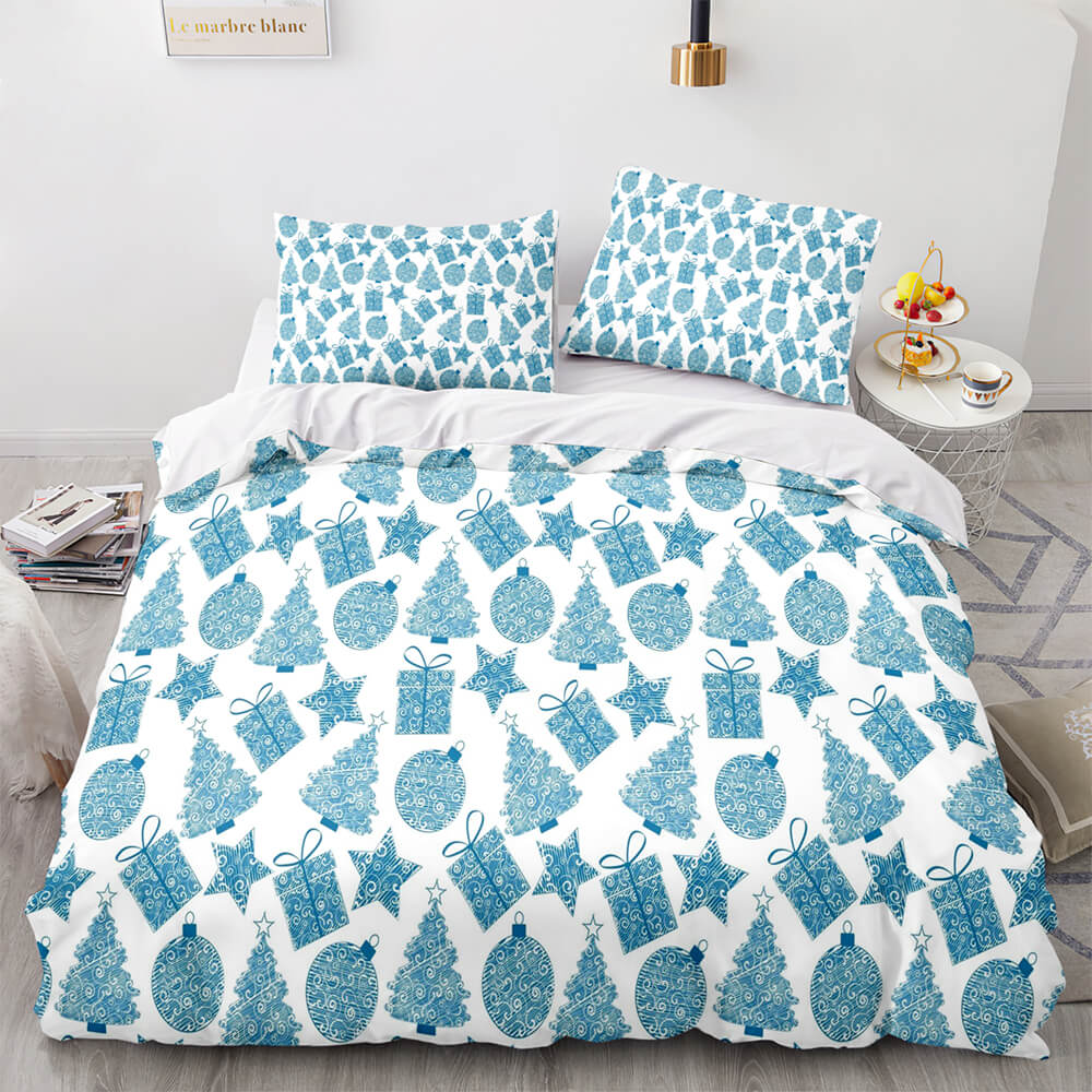 Christmas Santa Claus Bedding Sets Quilt Covers Without Filler (Online Order Only)