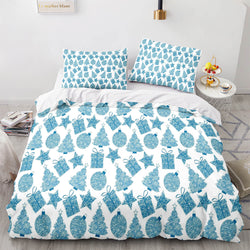 Christmas Santa Claus Bedding Sets Quilt Covers Without Filler (Online Order Only)