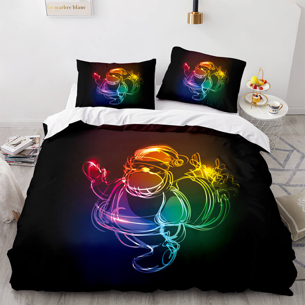 Christmas Script Bedding Sets Full Quilt Covers Without Filler (Online Order Only)
