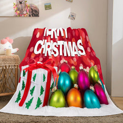 Christmas Theme Flannel Fleece Throw Cosplay Blanket (Online Order Only)