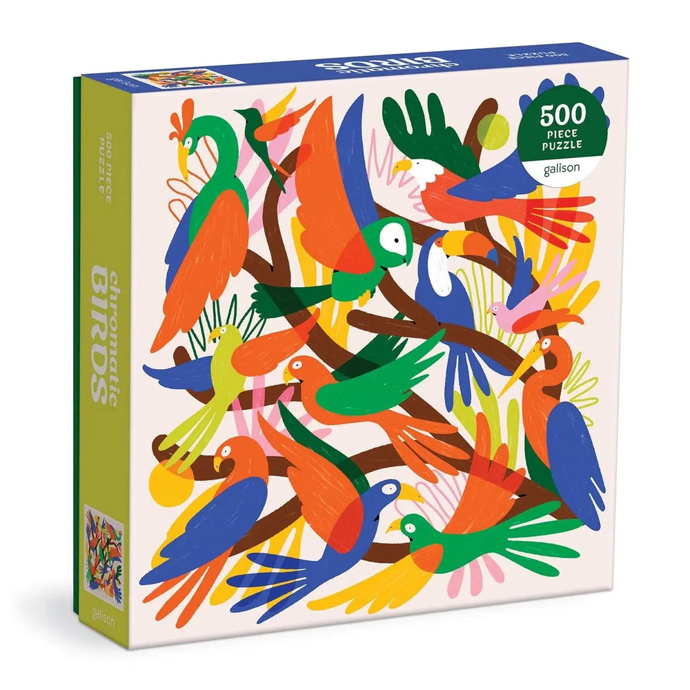 Chromatic Birds 500 Piece Jigsaw Puzzle Galison (ONLINE ORDER ONLY)