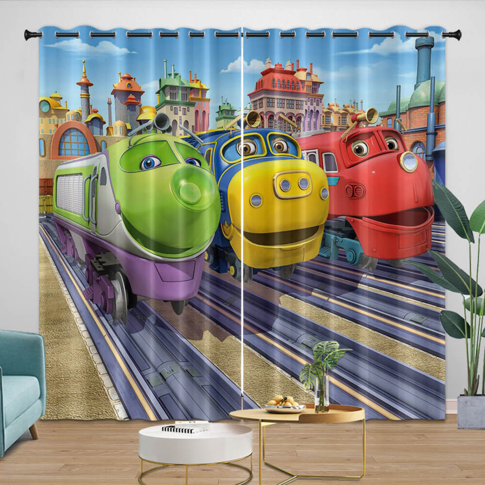 Chuggington Curtains Blackout Window Drapes (Online Order Only)