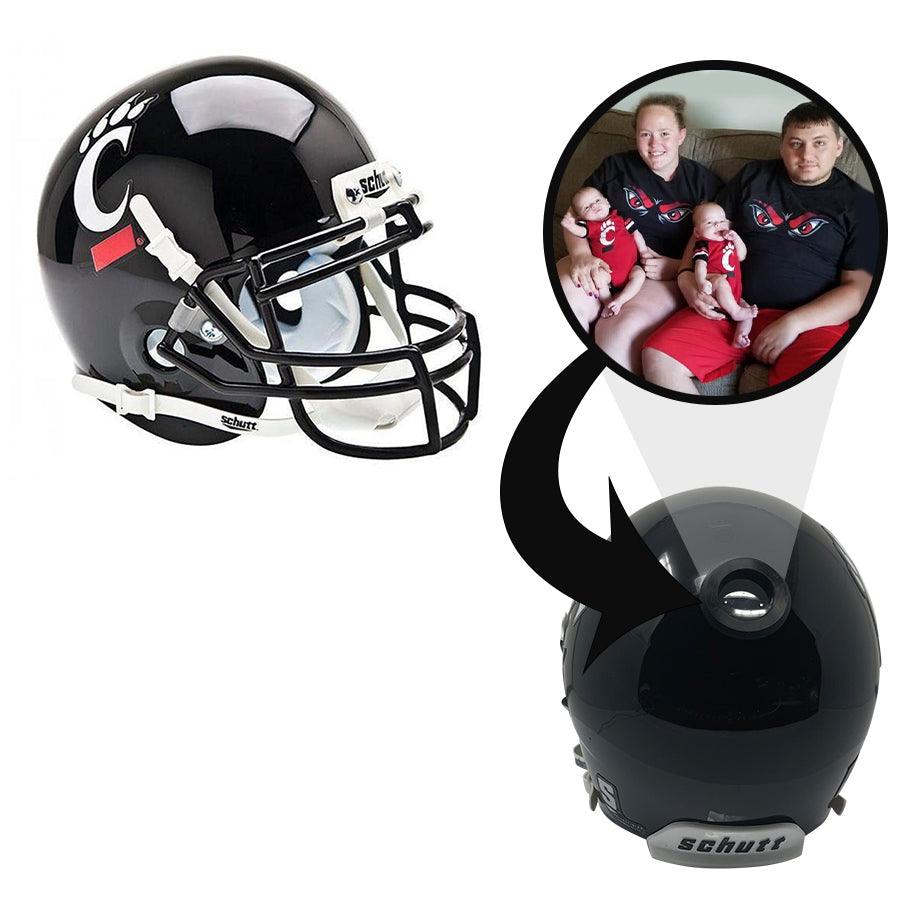 Cincinnati Bearcats College Football Collectible Mini Helmet - Picture Inside - FANZ Collectibles (Online Order Only) (ONLINE ORDER ONLY)