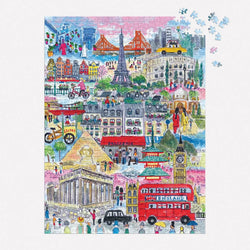 Cities Around the World 1000 Piece Jigsaw Puzzle Galison (ONLINE ORDER ONLY)