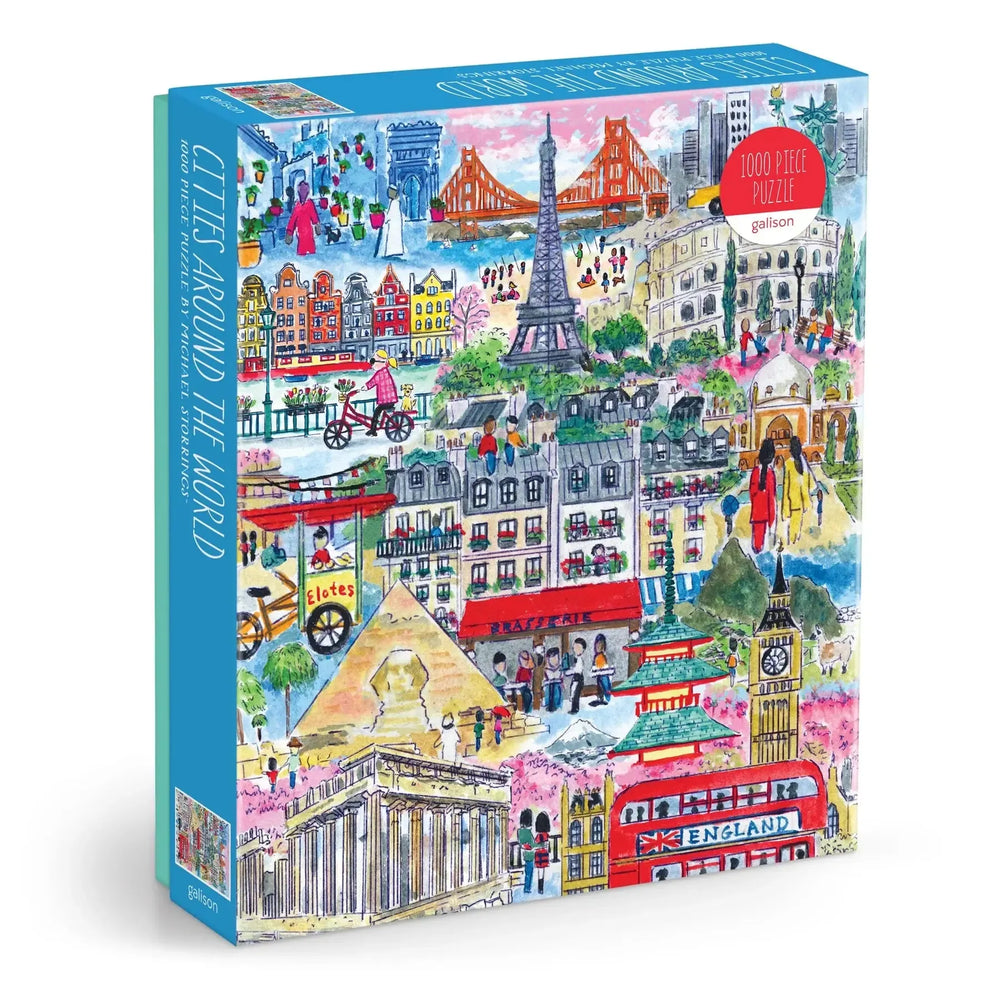 Cities Around the World 1000 Piece Jigsaw Puzzle Galison (ONLINE ORDER ONLY)