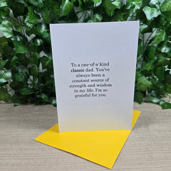 Classic Dad Birthday Card (ONLINE ORDER ONLY)