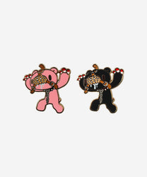 Gloomy Bear Muzzle Hard Enamel Pin [PINK] (ONLINE ORDER ONLY)
