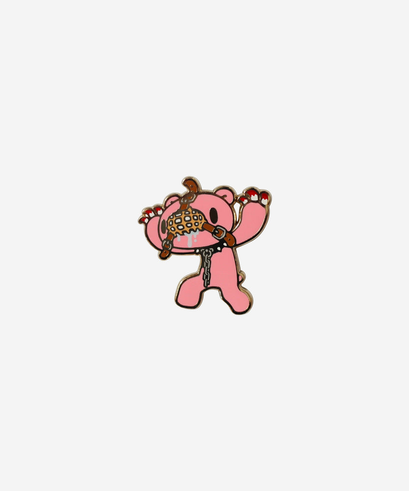 Gloomy Bear Muzzle Hard Enamel Pin [PINK] (ONLINE ORDER ONLY)