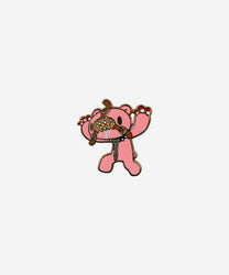Gloomy Bear Muzzle Hard Enamel Pin [PINK] (ONLINE ORDER ONLY)