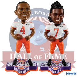 Clemson Tigers NCAA College Football National Champions Bobbleheads (ONLINE ORDER ONLY)