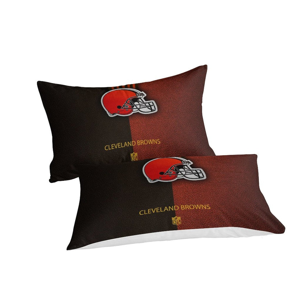 Cleveland Browns Bedding Set Duvet Cover Without Filler (Online Order Only)