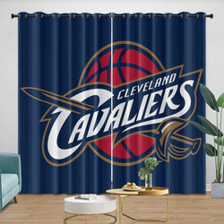 Cleveland Cavaliers Curtains Blackout Window Drapes Room Decoration (Online Order Only)