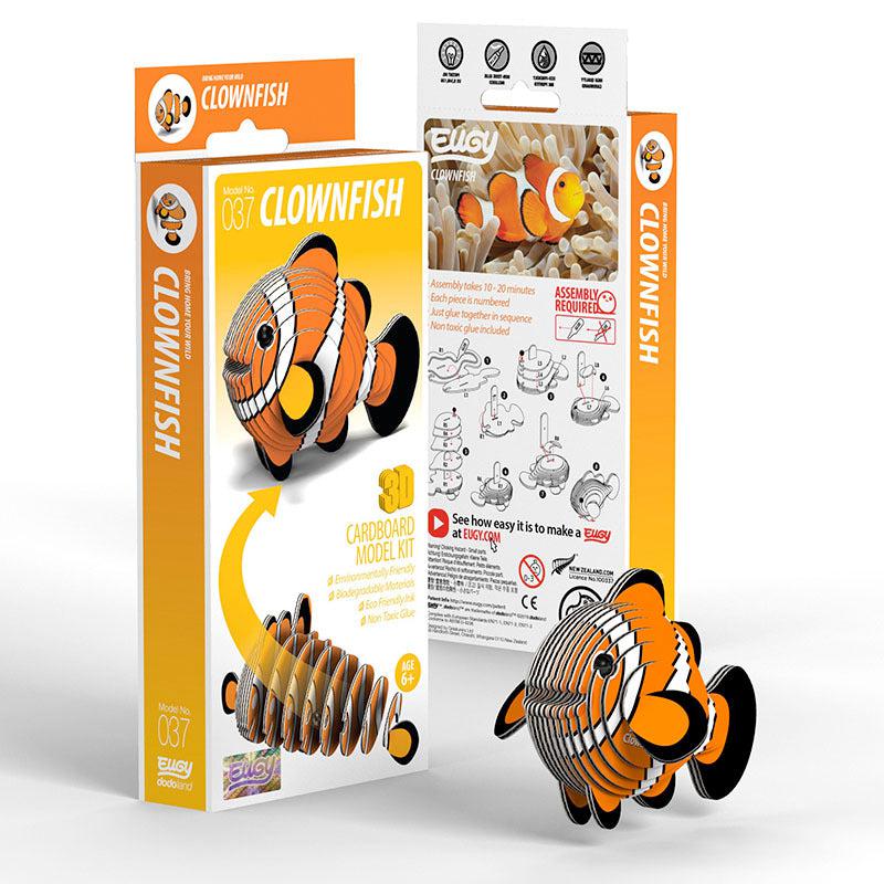 Clownfish 3D Cardboard Model Kit Eugy (ONLINE ORDER ONLY)