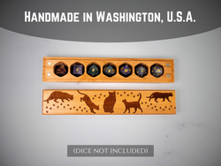 Cats | Engraved Council of 7 Dice Vault (ONLINE ORDER ONLY)