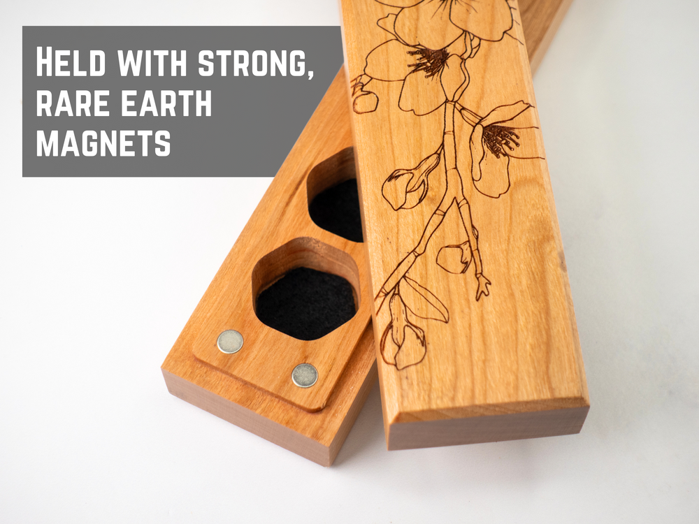 Cherry Blossoms | Engraved Council of 7 Dice Vault (ONLINE ORDER ONLY)