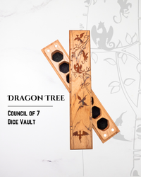 Dragon Tree | Engraved Council of 7 Dice Vault (ONLINE ORDER ONLY)