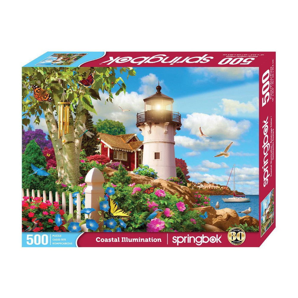 Coastal Illumination 500 Piece Jigsaw Puzzle Springbok (ONLINE ORDER ONLY)