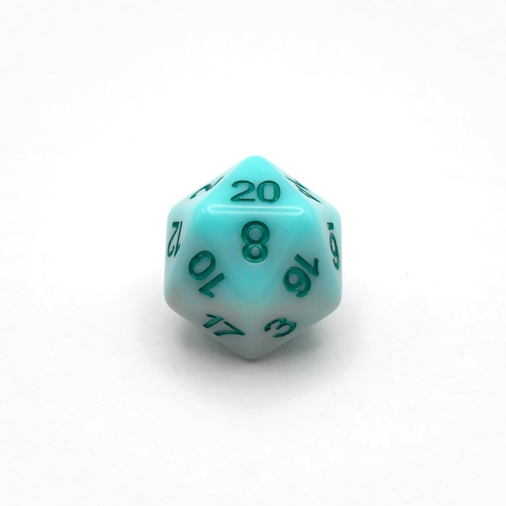 Coastal Memories - 7 Piece DnD Dice Set | Acrylic RPG Gaming Dice (ONLINE ORDER ONLY)